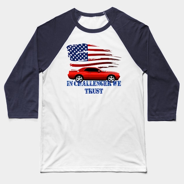 CHALLENGER Baseball T-Shirt by HSDESIGNS